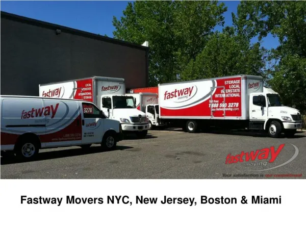 #1 NYC Movers – Fastway Moving Company