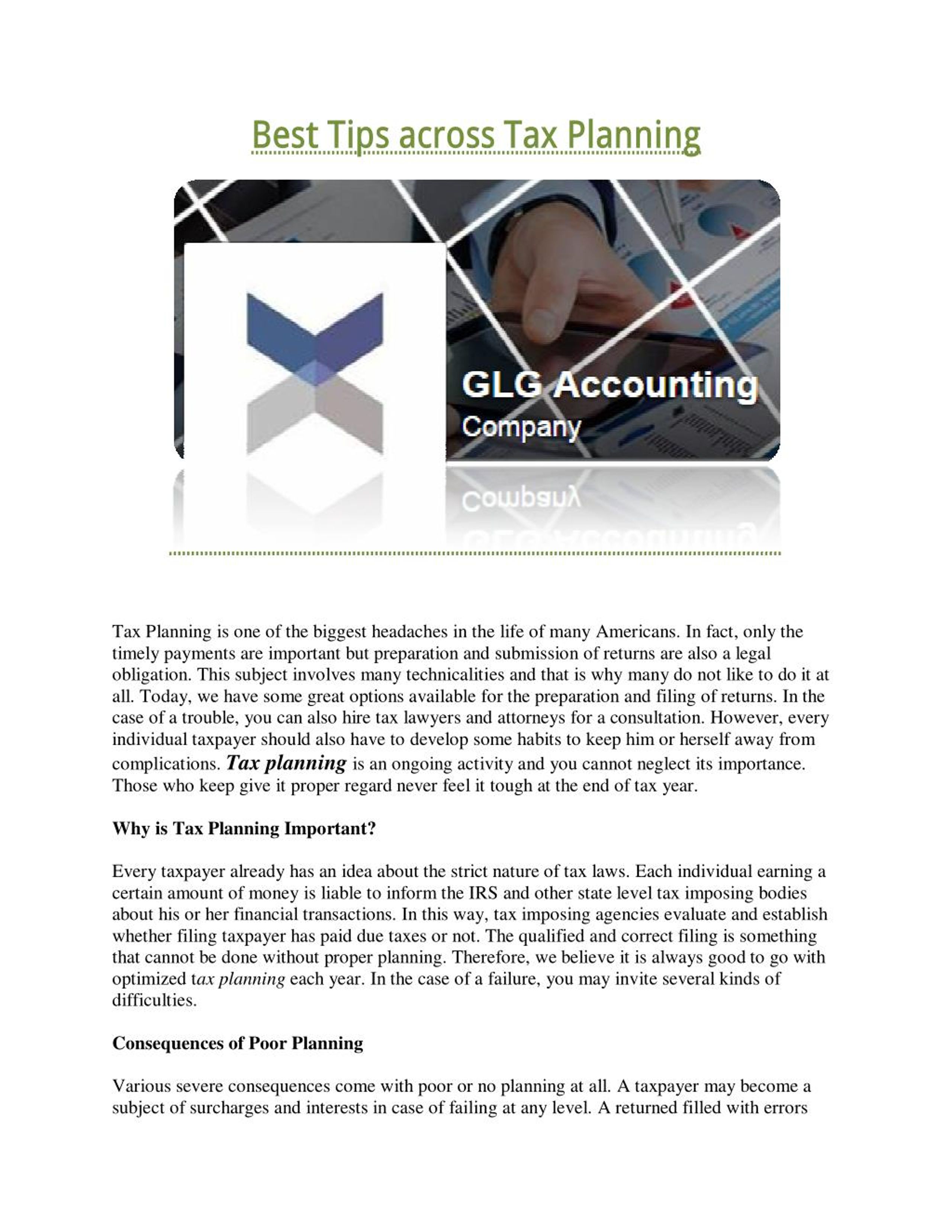 PPT - Best Tips across Tax Planning PowerPoint Presentation, free ...