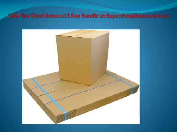 100L Tea Chest Boxes x15 Box Bundle at Supercheapboxes.com.au