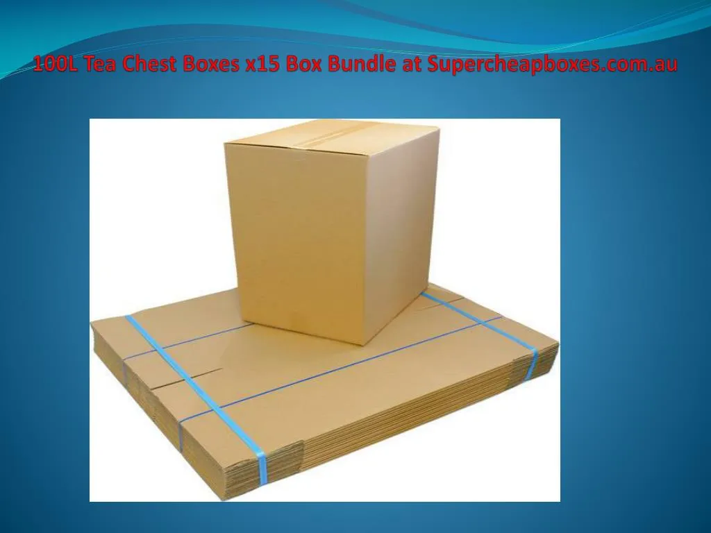 100l tea chest boxes x15 box bundle at supercheapboxes com au