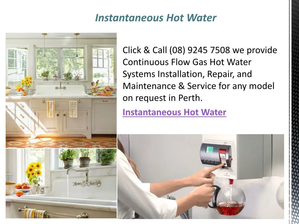 instantaneous hot water