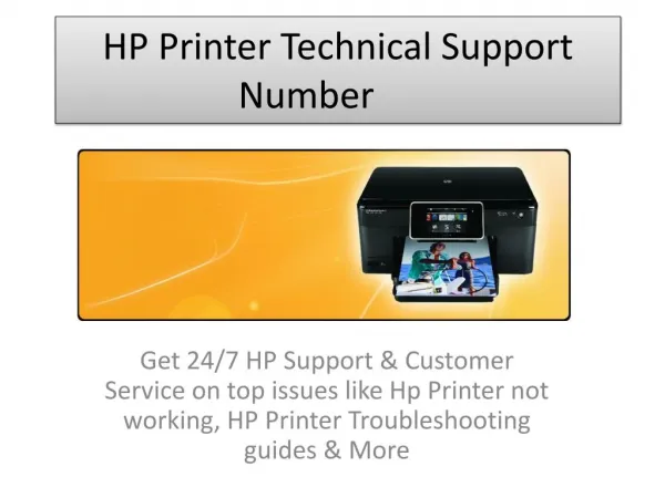HP Printer Customer Service & Support