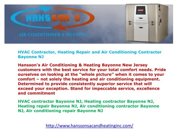HVAC repair Essex County NJ