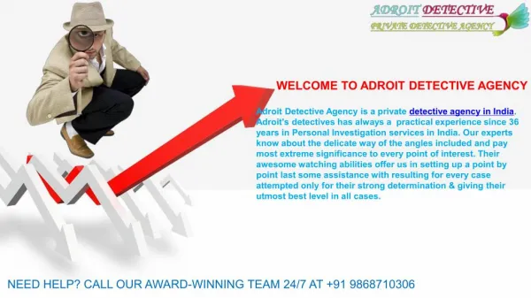 Private Detective Agencies in India | Adroit Detective