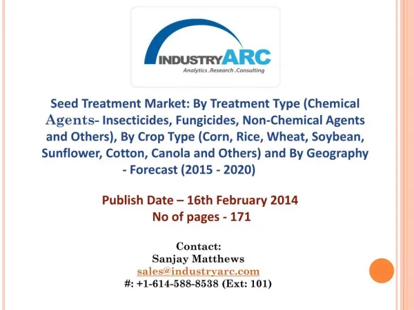 Seed Treatment Market: North America and South America Combined Together