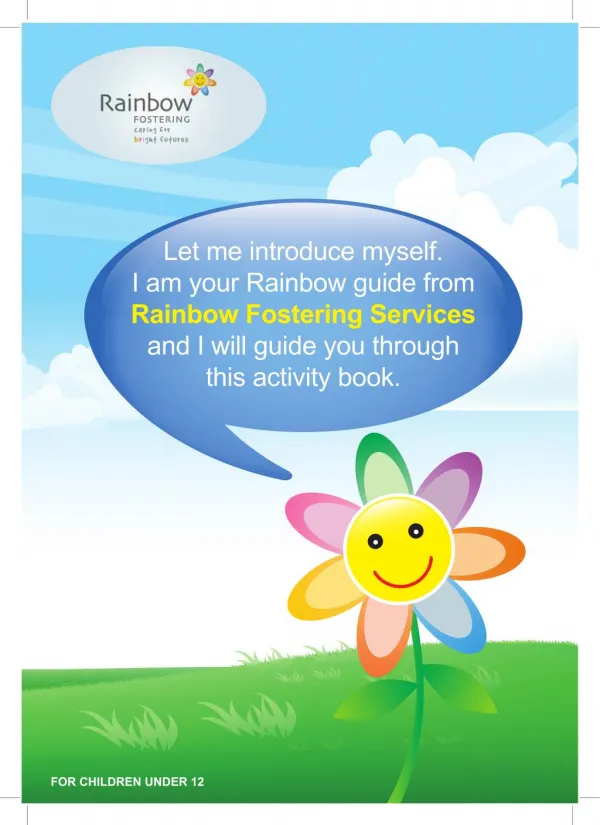 Handbook Guide For Childrens Under 12 - Rainbow Fostering Agency