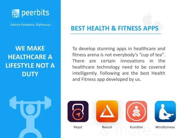 Health & Fitness App Catalog