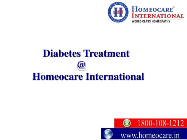 Control your diabetes successfully with Homeopathy