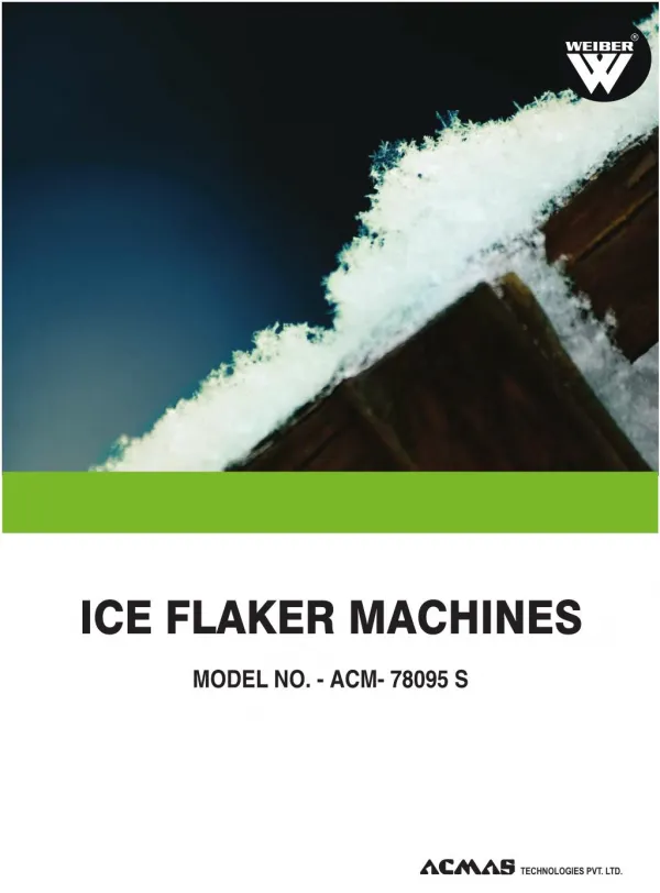 ICE FLAKER MACHINES