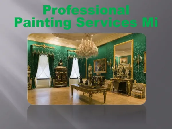 Professional Painting Services Mi