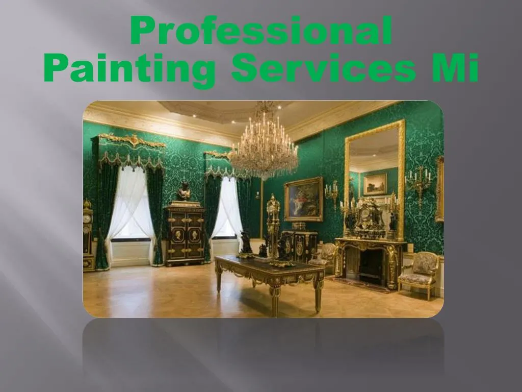 professional painting services mi
