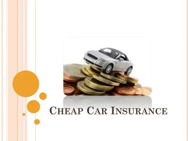 Nine ways to buy cheap car policy