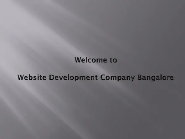 web development company bangalore