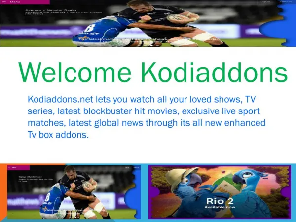 Tv series addons available at kodiaddons.net