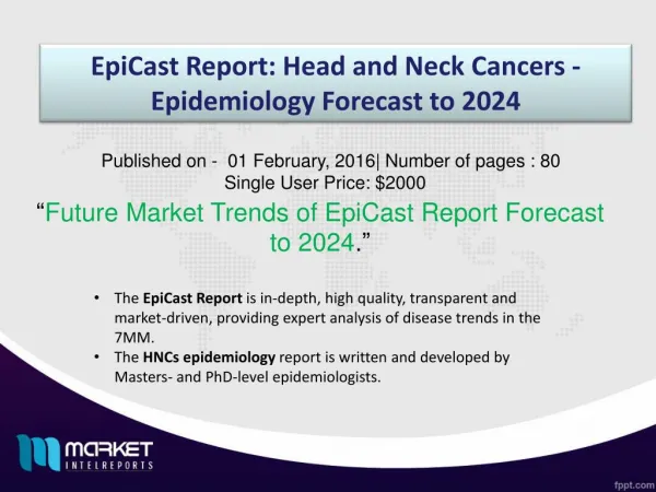 Global Head and Neck Cancers Market Forecast & Future Industry Trends