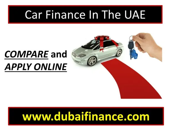 Car finance in the UAE