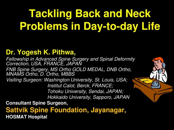 Tackling Back and Neck Pain in Day to Day Life