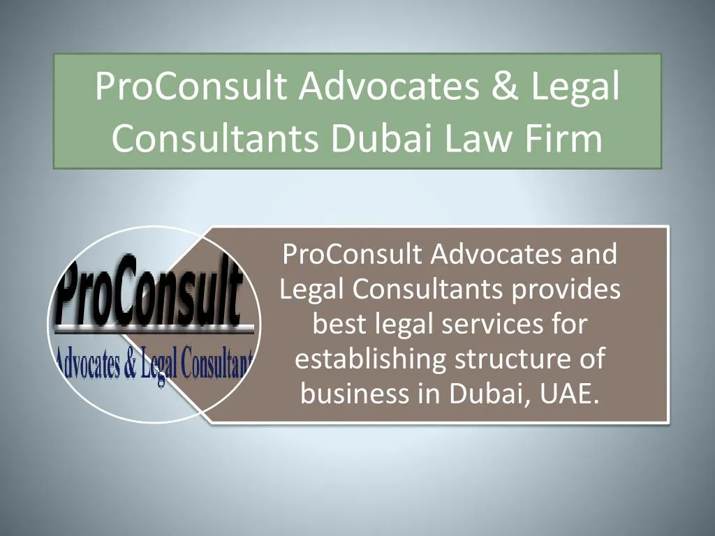 proconsult advocates legal consultants dubai law firm