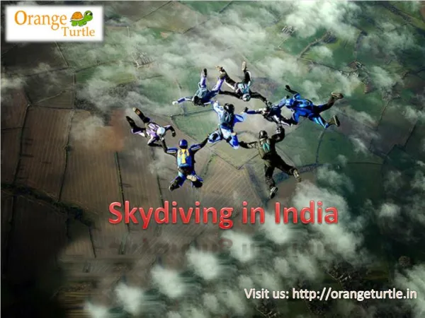 Why Skydiving in India May be For You