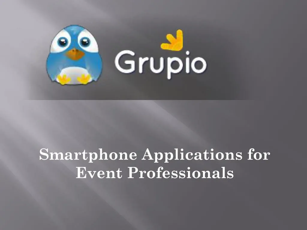 smartphone applications for event professionals