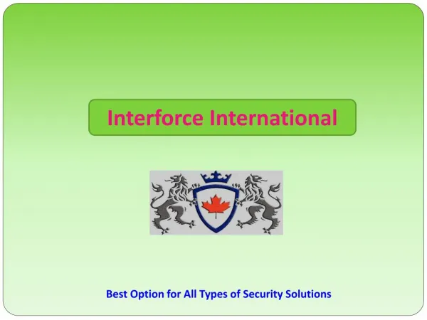 Private Investigations Company | Interforce international