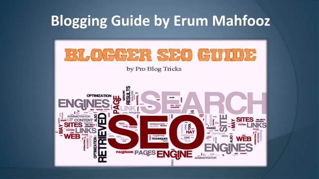 blogging guide by erum mahfooz