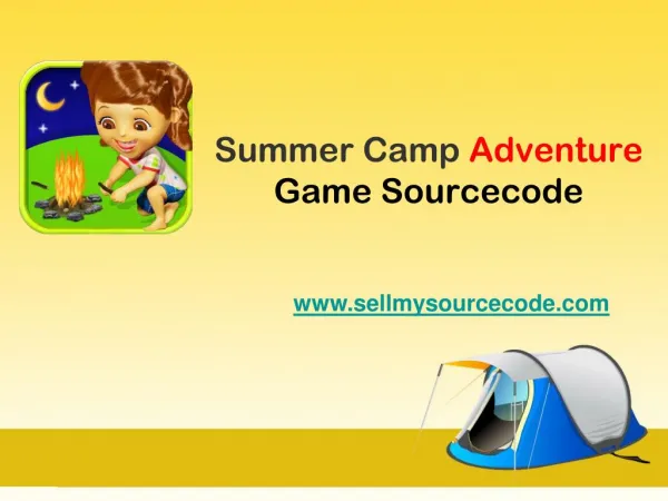 Summer Camp Adventure Game Sourcecode