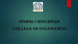 Pimpri Chinchwad College of Engineering - slide 1