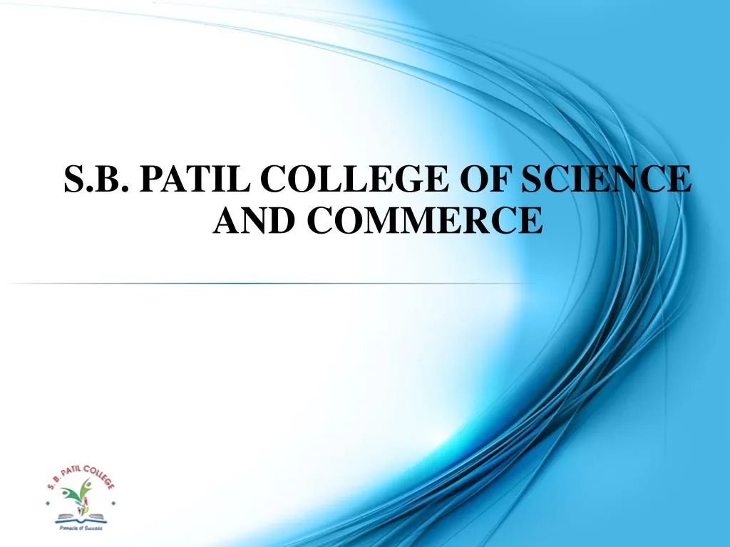s b patil college o f science and commerce
