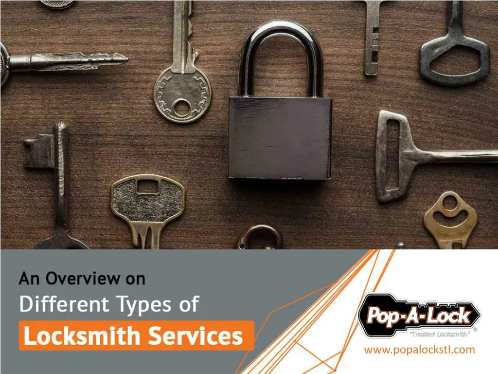 an overview on different types of locksmith services