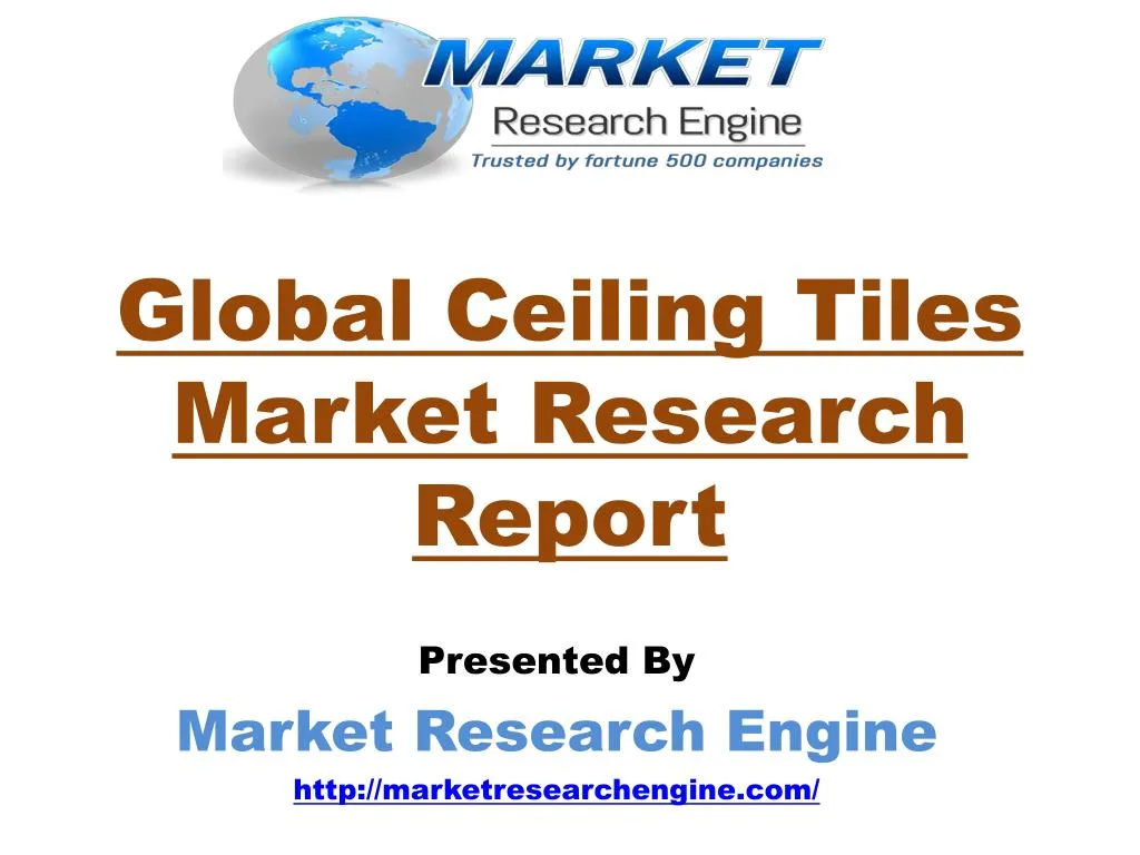 global ceiling tiles market research report