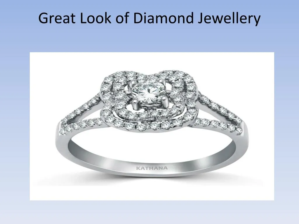 great look of diamond jewellery