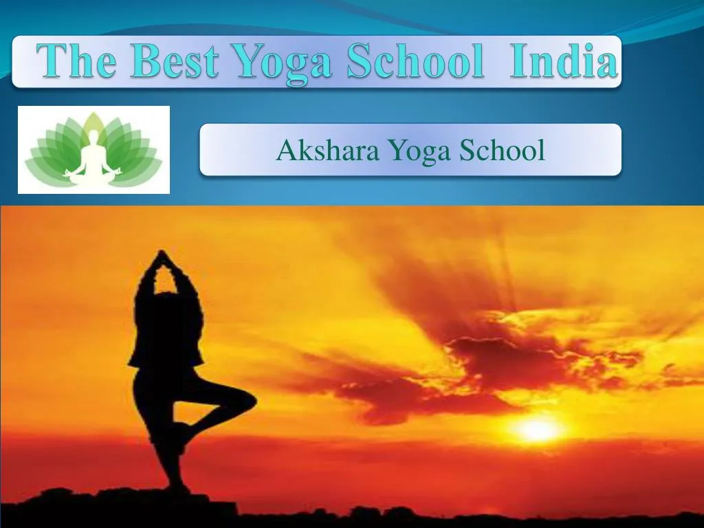 the best yoga school india