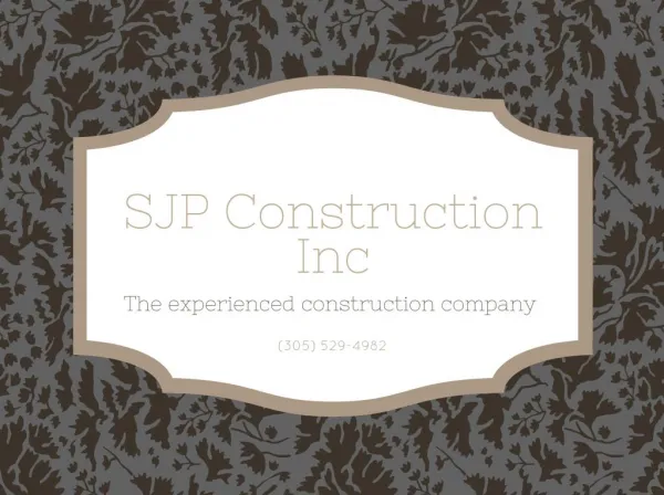 SJP Construction Inc