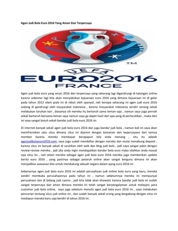 Agen Judi Bola Euro 2016 Yang Aman Dan Terpercaya.pdf