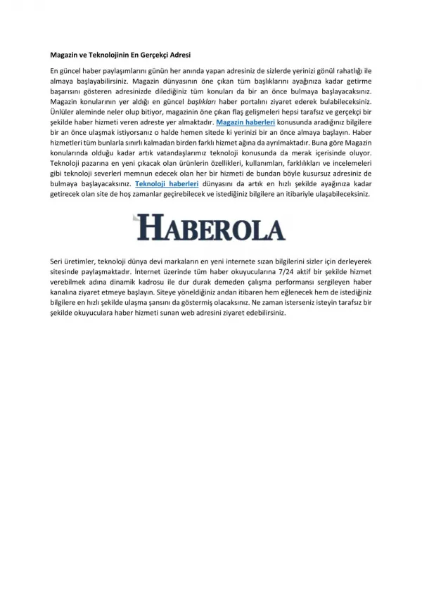 www.haberola.com