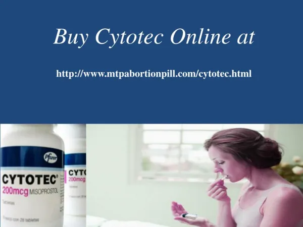Buy cytotec online