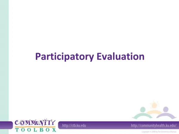 Participatory Evaluation
