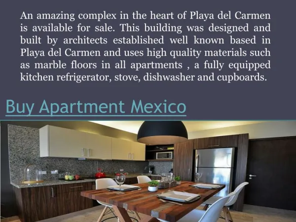 Buy Apartment Cancun