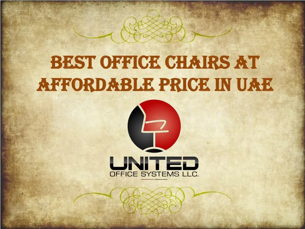 best office chairs at affordable price in uae