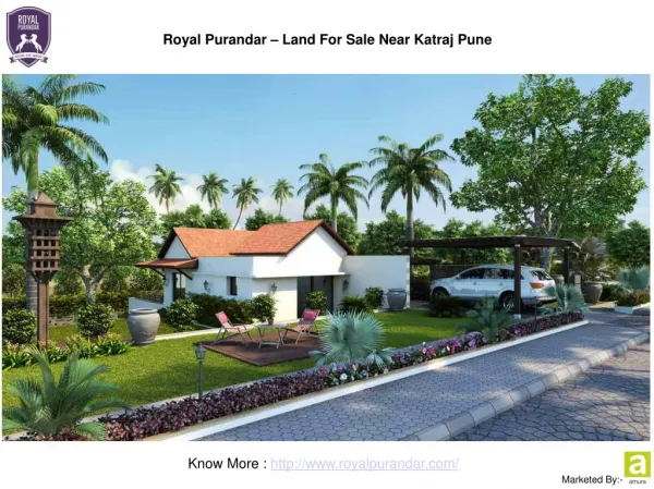 Royal Purandar - NA Plots near Katraj Pune