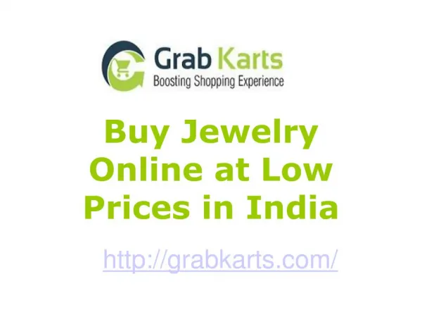 Shop Jewelry Online at Low Prices in India