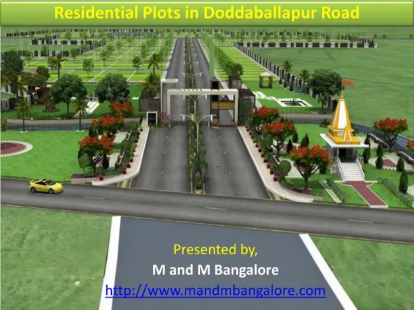 Residential Plots in Doddaballapur Road