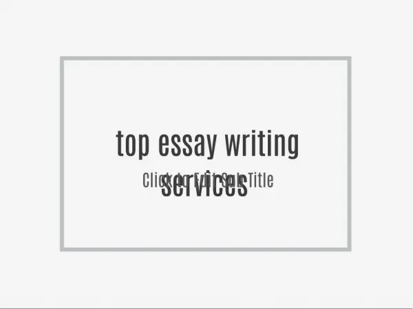 Top Essay Writing Service Reviews - Real time Essay Writing Editors