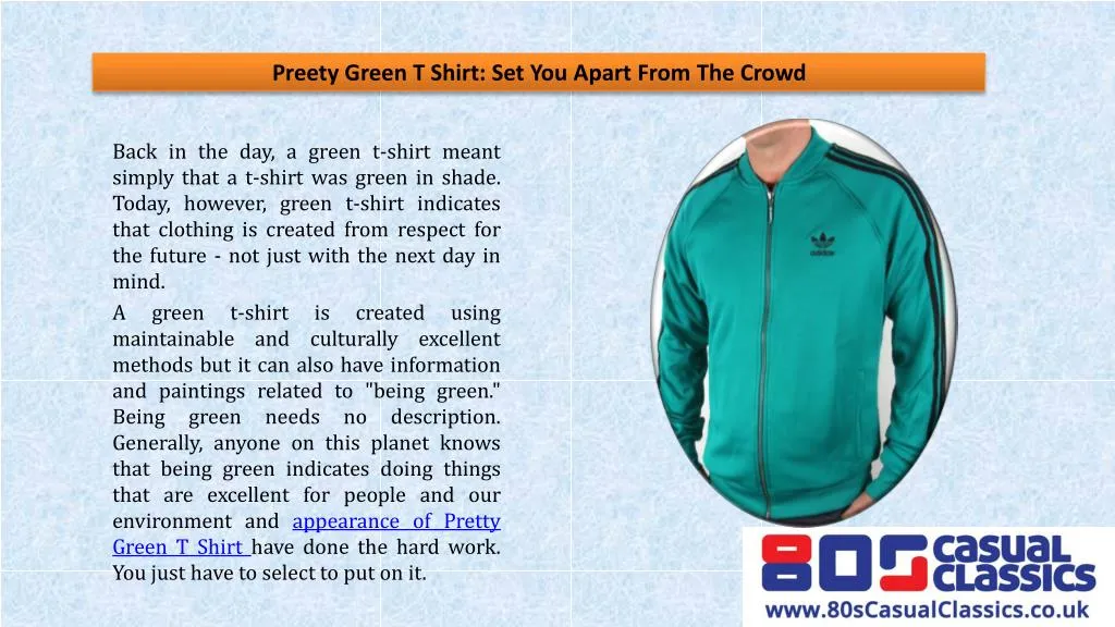 preety green t shirt set you apart from the crowd