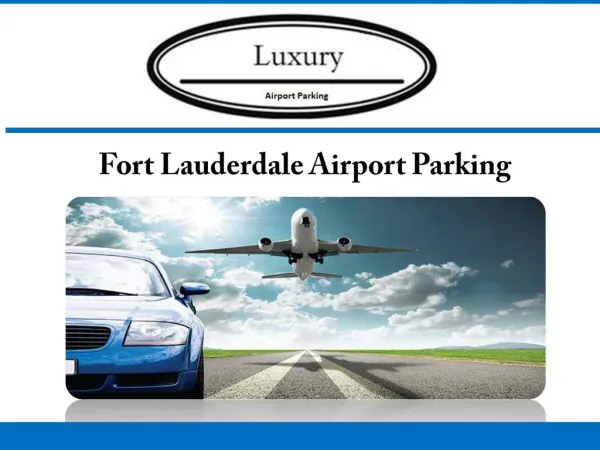 Fort Lauderdale Airport Parking