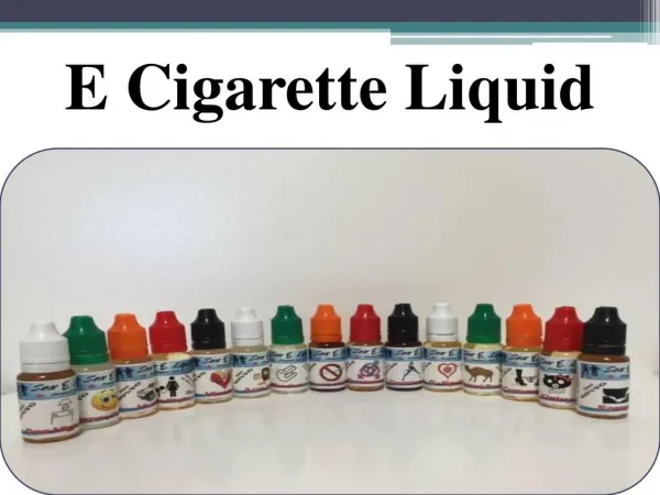 E Cigarette Liquid - Call Us On 844-343-6833