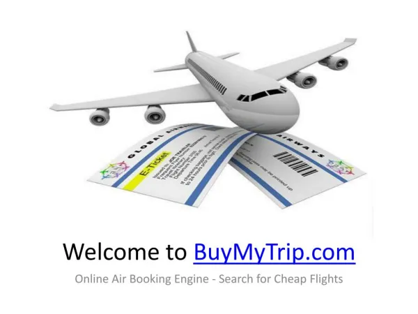 Online Air Booking Engine - Search for Cheap Flights