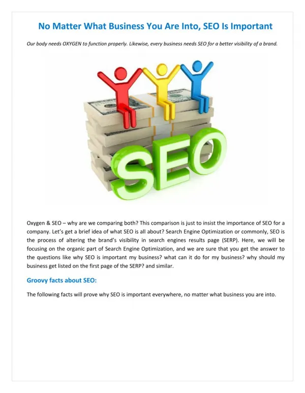 No Matter What Business You Are Into, SEO Is Important