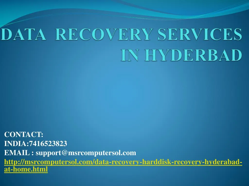 data recovery services in hyderbad
